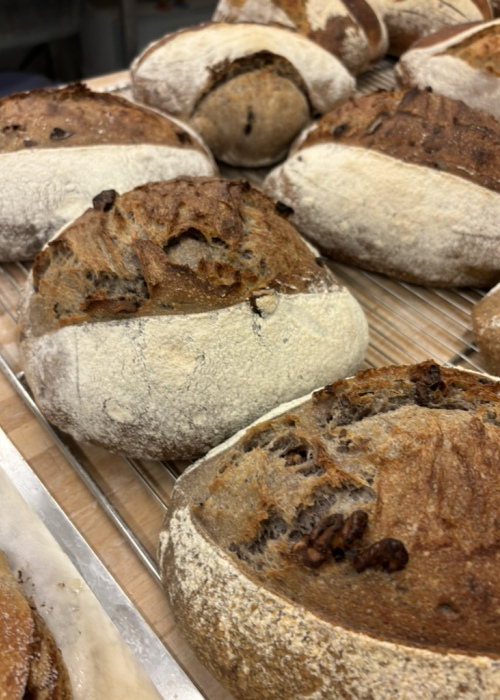 Lantvetebröd med Valnötter